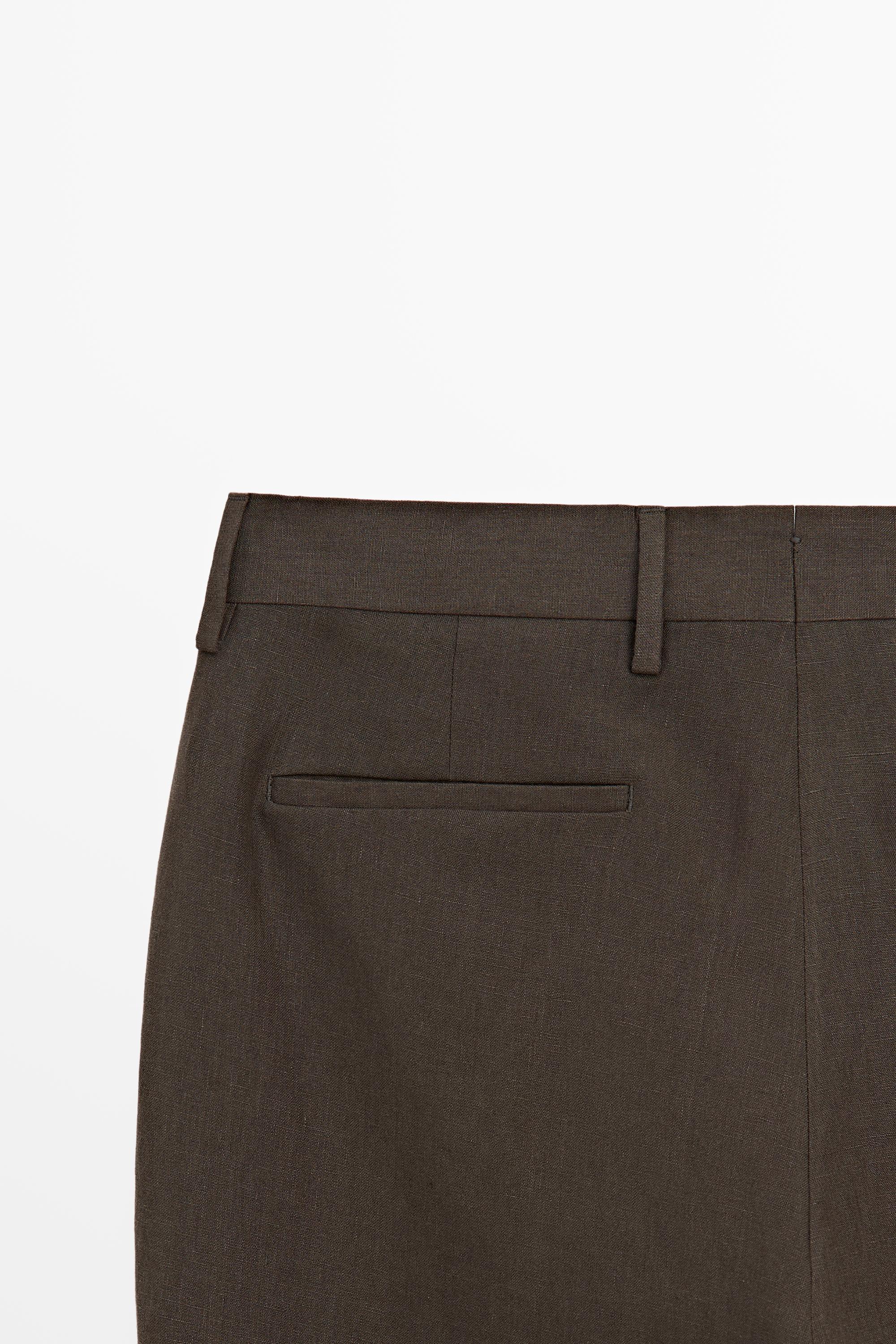 Linen suit trousers